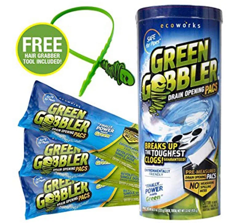 Green Gobbler Drain Opening Pac